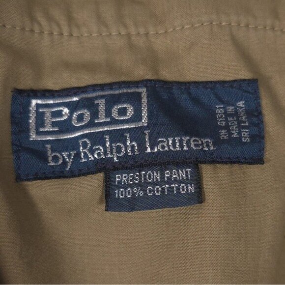 POLO RALPH LAUREN Men’s PRESTON PANT Cotton Corduroy‎ Navy VINTAGE Size 40/30 - Picture 3 of 11